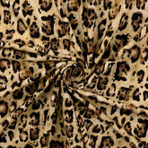 Baumwolljersey Digital Natural Animal Look